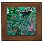 Malachite  Framed Tile