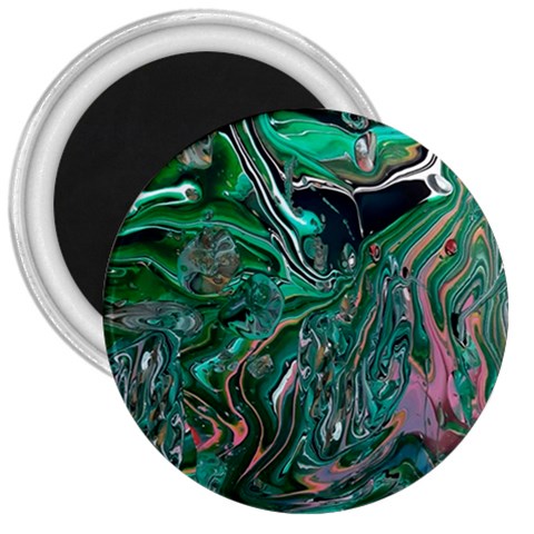 Malachite  3  Magnets from ArtsNow.com Front