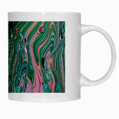 Malachite  White Mug from ArtsNow.com Right