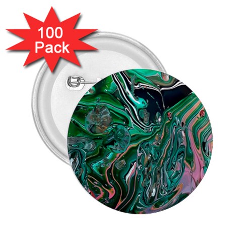 Malachite  2.25  Buttons (100 pack)  from ArtsNow.com Front