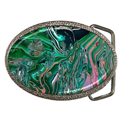 Malachite  Belt Buckles from ArtsNow.com Front