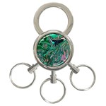 Malachite  3-Ring Key Chain