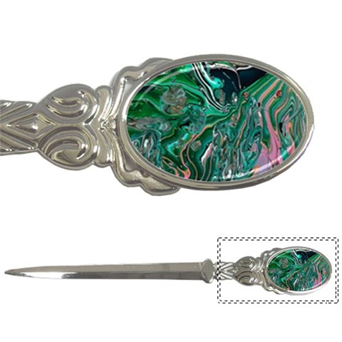 Malachite  Letter Opener from ArtsNow.com Front