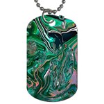 Malachite  Dog Tag (One Side)