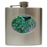 Malachite  Hip Flask (6 oz)