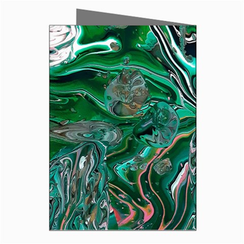 Malachite  Greeting Cards (Pkg of 8) from ArtsNow.com Right