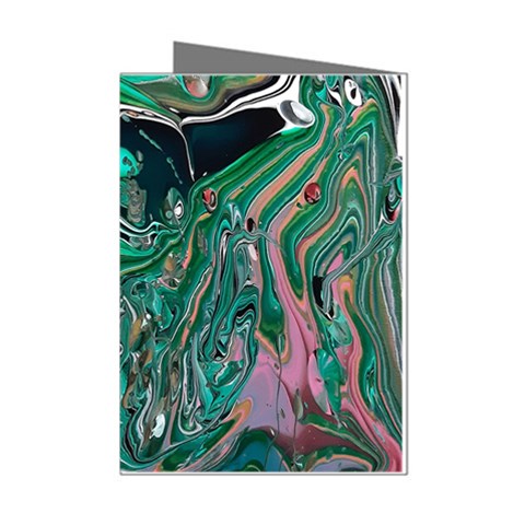 Malachite  Mini Greeting Cards (Pkg of 8) from ArtsNow.com Left