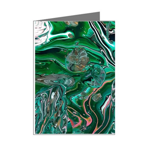 Malachite  Mini Greeting Cards (Pkg of 8) from ArtsNow.com Right