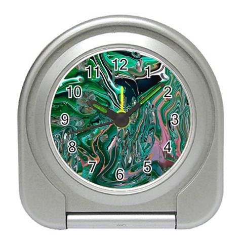 Malachite  Travel Alarm Clock from ArtsNow.com Front