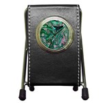 Malachite  Pen Holder Desk Clock