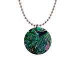 Malachite  1  Button Necklace