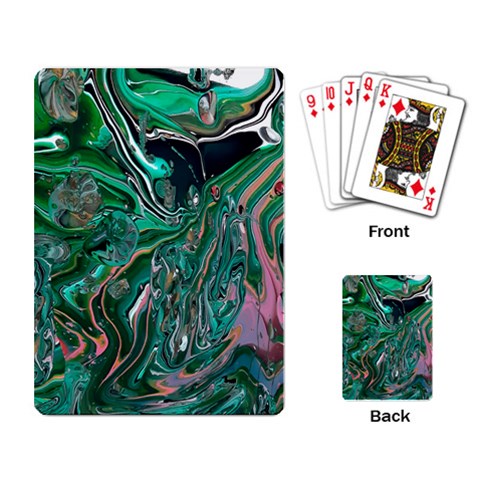 Malachite  Playing Cards Single Design (Rectangle) from ArtsNow.com Back