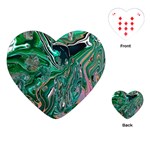 Malachite  Playing Cards Single Design (Heart)