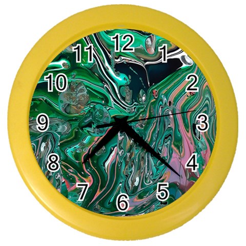 Malachite  Color Wall Clock from ArtsNow.com Front