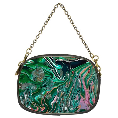 Malachite  Chain Purse (Two Sides) from ArtsNow.com Front