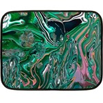 Malachite  Two Sides Fleece Blanket (Mini)