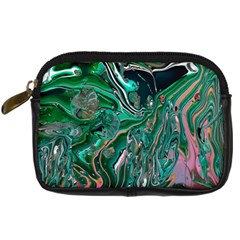 Malachite  Digital Camera Leather Case from ArtsNow.com Front