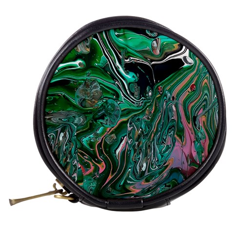 Malachite  Mini Makeup Bag from ArtsNow.com Back