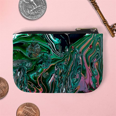 Malachite  Mini Coin Purse from ArtsNow.com Back