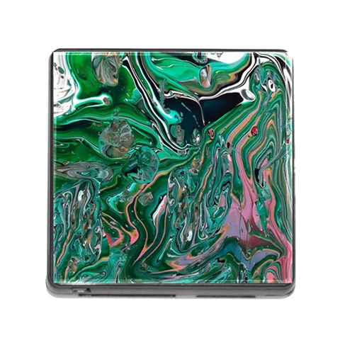 Malachite  Memory Card Reader (Square 5 Slot) from ArtsNow.com Front