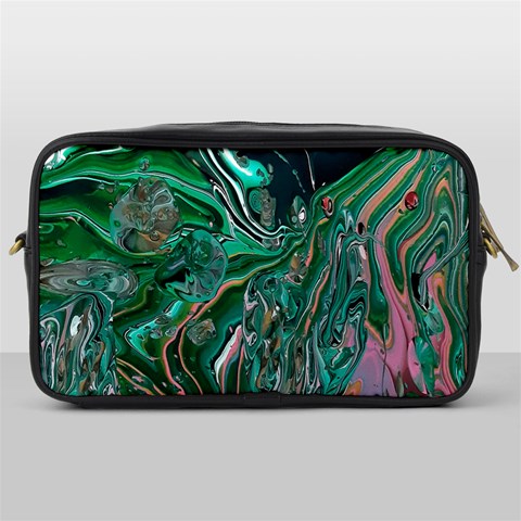 Malachite  Toiletries Bag (One Side) from ArtsNow.com Front