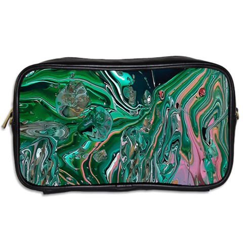 Malachite  Toiletries Bag (Two Sides) from ArtsNow.com Back