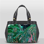 Malachite  Oversize Office Handbag (2 Sides)