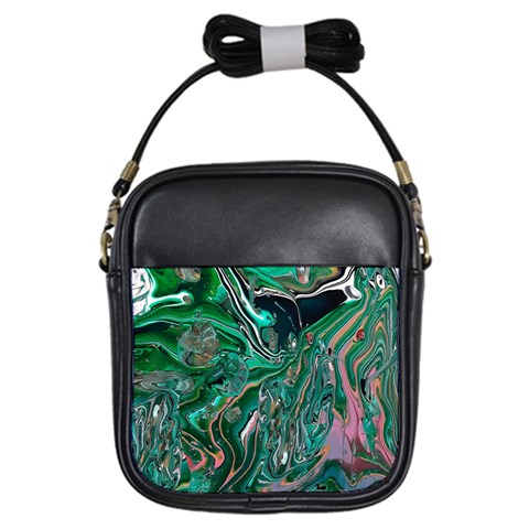 Malachite  Girls Sling Bag from ArtsNow.com Front