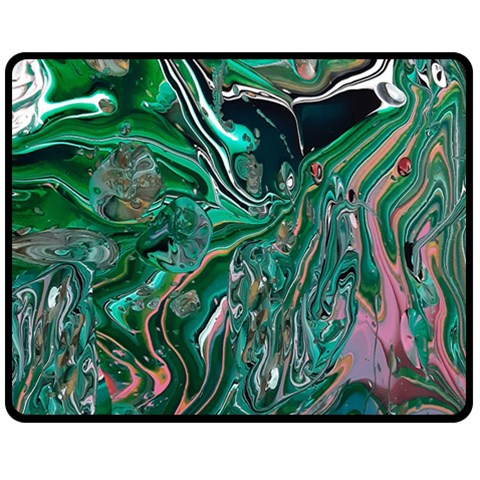 Malachite  Fleece Blanket (Medium) from ArtsNow.com 60 x50  Blanket Front