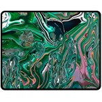 Malachite  Fleece Blanket (Medium)