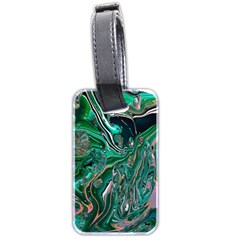 Malachite  Luggage Tag (two sides) from ArtsNow.com Back