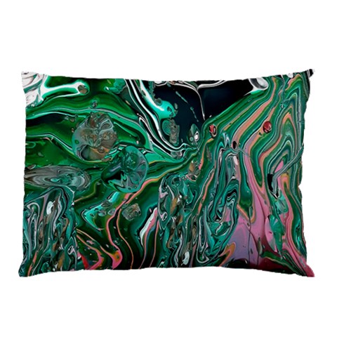 Malachite  Pillow Case (Two Sides) from ArtsNow.com Back