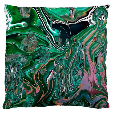 Malachite  Large Cushion Case (Two Sides) from ArtsNow.com Front