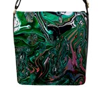 Malachite  Flap Closure Messenger Bag (L)