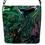 Malachite  Flap Closure Messenger Bag (S)