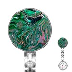 Malachite  Stainless Steel Nurses Watch