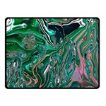 Malachite  Two Sides Fleece Blanket (Small)