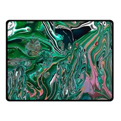 Malachite  Two Sides Fleece Blanket (Small) from ArtsNow.com 45 x34  Blanket Back