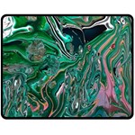 Malachite  Two Sides Fleece Blanket (Medium)