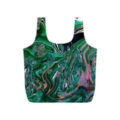 Malachite  Full Print Recycle Bag (S) from ArtsNow.com Front