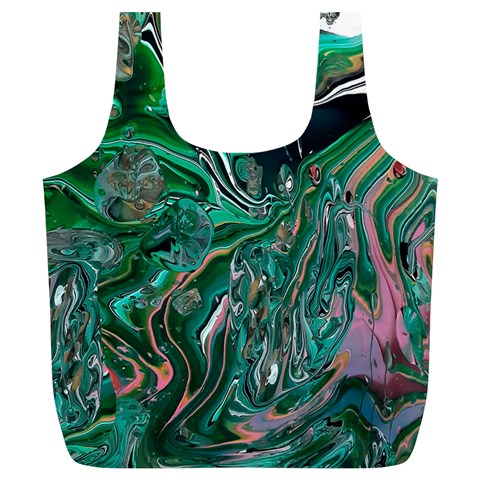 Malachite  Full Print Recycle Bag (XL) from ArtsNow.com Front