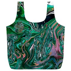 Malachite  Full Print Recycle Bag (XL) from ArtsNow.com Front