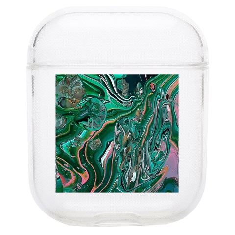 Malachite  Soft TPU AirPods 1/2 Case from ArtsNow.com Front