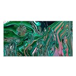 Malachite  Satin Shawl 45  x 80 