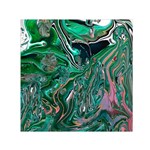 Malachite  Square Satin Scarf (30  x 30 )