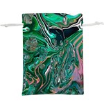 Malachite  Lightweight Drawstring Pouch (XL)