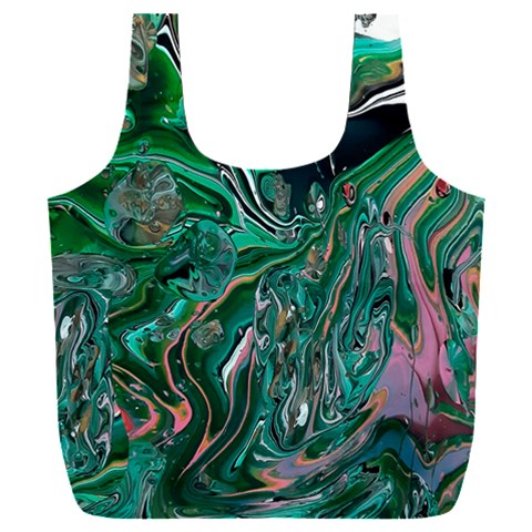 Malachite  Full Print Recycle Bag (XXL) from ArtsNow.com Front