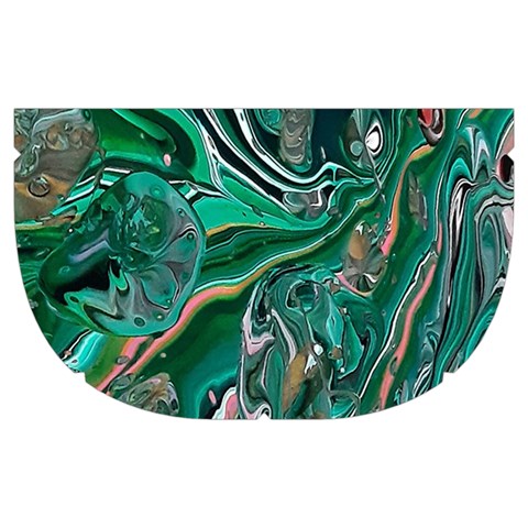 Malachite  Make Up Case (Medium) from ArtsNow.com Side Right