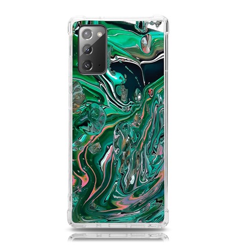 Malachite  Samsung Galaxy Note 20 TPU UV Case from ArtsNow.com Front