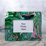 Malachite  White Tabletop Photo Frame 4 x6 